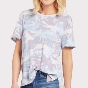 Free People Distressed Oversizes Tee